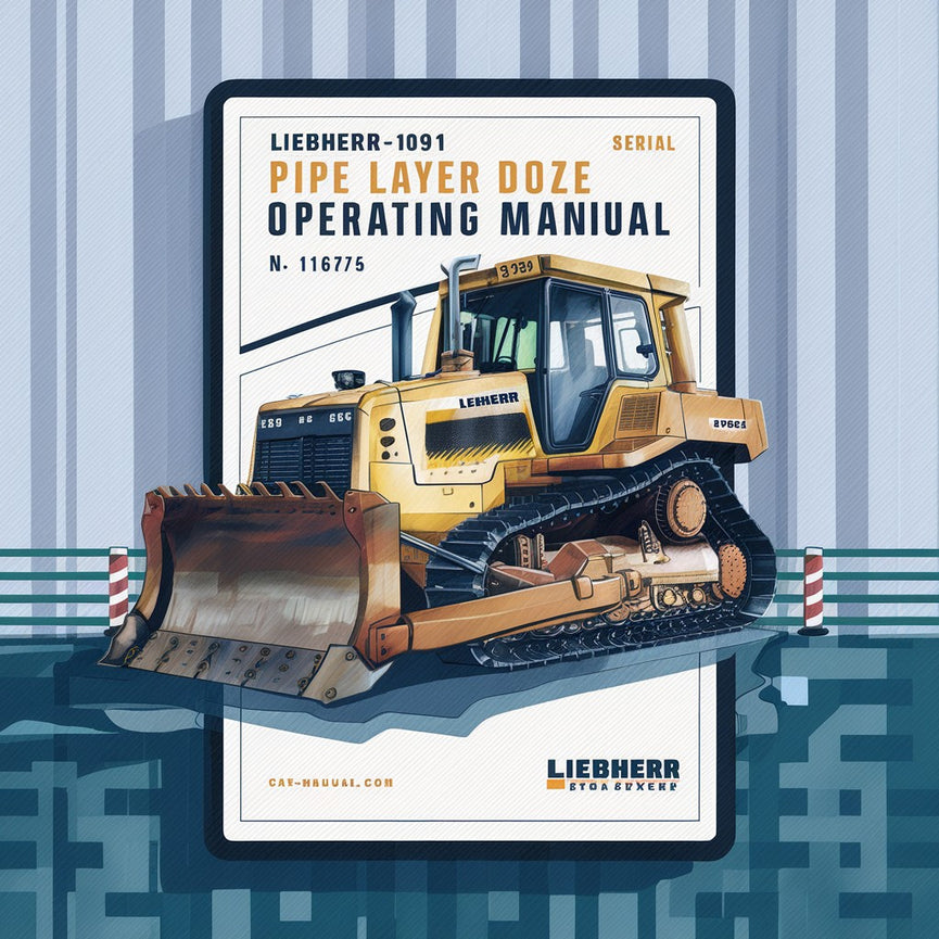 Manual de instrucciones del operador de la topadora para colocar tubos LIEBHERR RL44-1091 (número de serie: 11676) #1