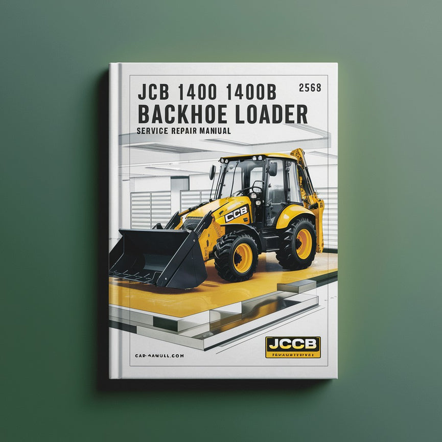 Manual de servicio y reparación de retroexcavadoras JCB 1400 1400B