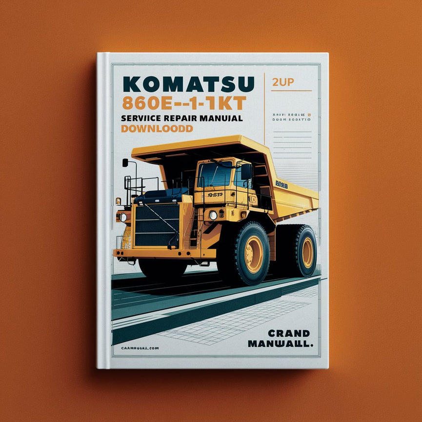 Manuel de réparation et d'entretien du camion à benne basculante Komatsu 860E-1KT (SN : A30036 et versions ultérieures)