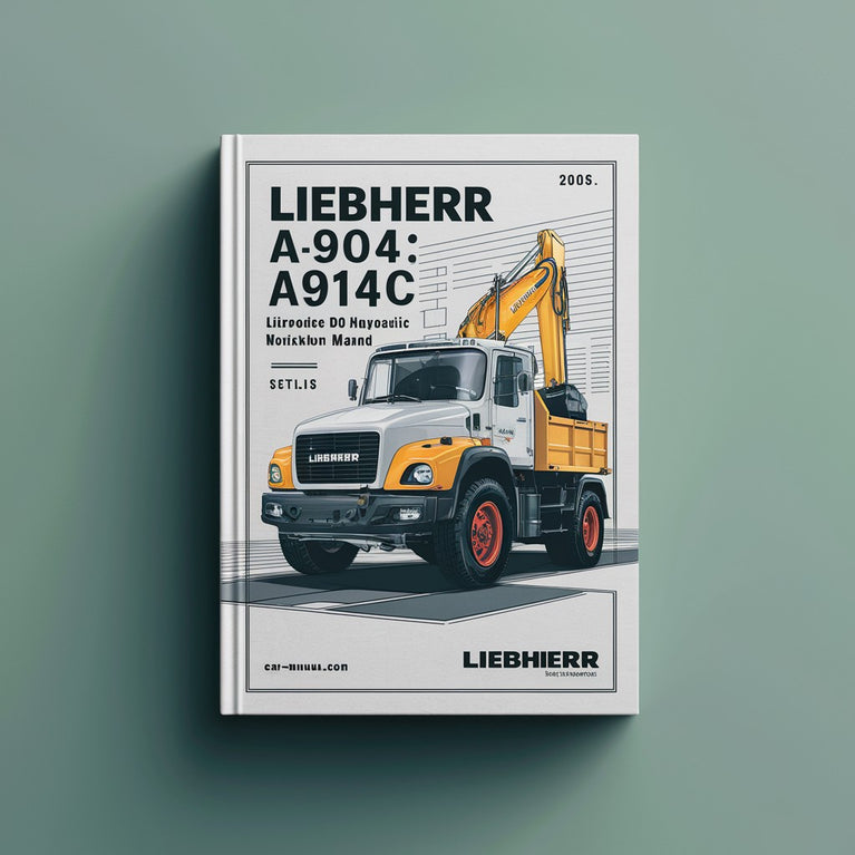 Manual de taller y reparación de excavadoras hidráulicas Liebherr A900C A904C A914C A924C Litronic EDC