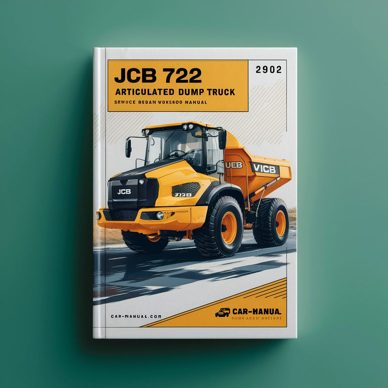 Manual de taller y reparación del camión volquete articulado JCB 722