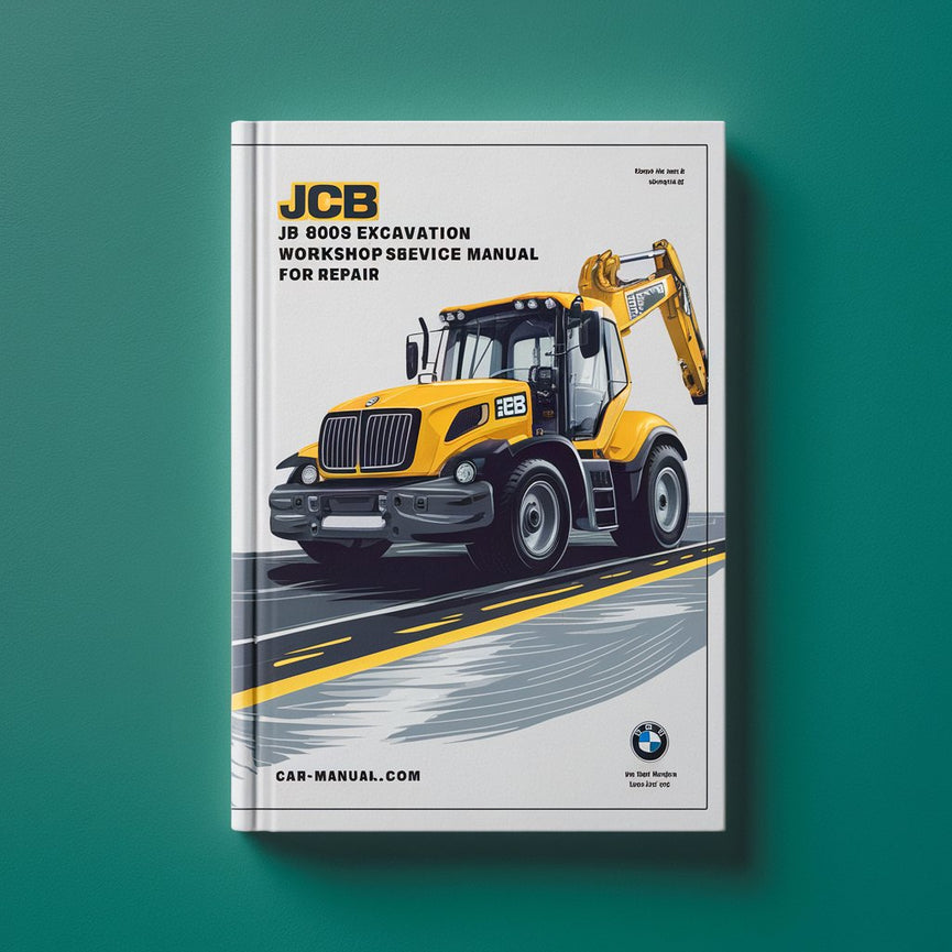 JCB 8008 Excavator Workshop Service Manual for Repair