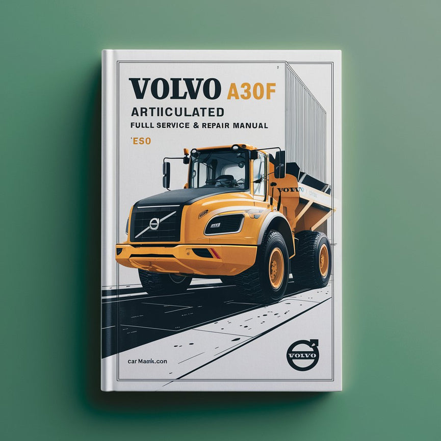 Manual completo de reparación y mantenimiento del camión volquete articulado Volvo A30F