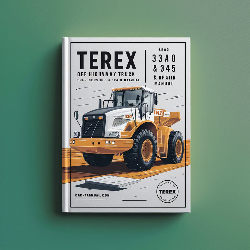 Manual completo de servicio y reparación de camiones todoterreno Terex 3340 y 3345