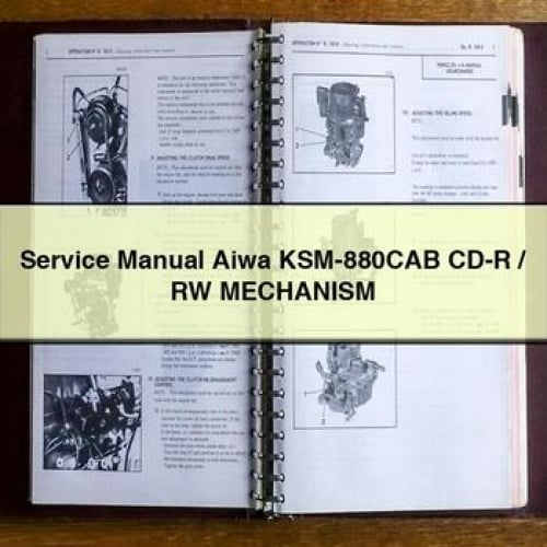 Manuel de service Aiwa KSM-880CAB MÉCANISME CD-R / RW Télécharger PDF