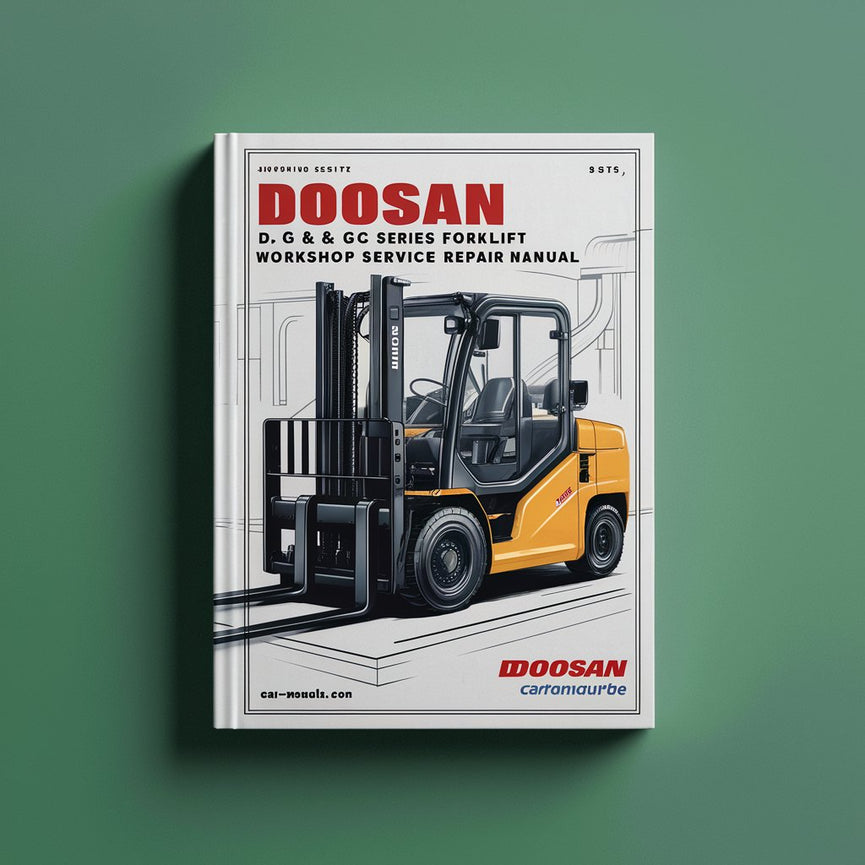 Manual de servicio y reparación del taller de carretillas elevadoras de las series DG y GC de DOOSAN