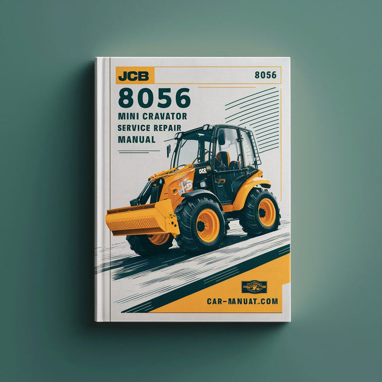 Manuel de réparation et d'entretien de la mini-pelle sur chenilles JCB 8056