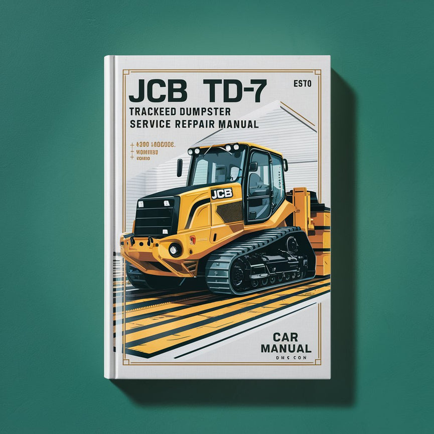 JCB TD7 TD10 Tracked Dumpster Service Repair Manual DOWNLOA