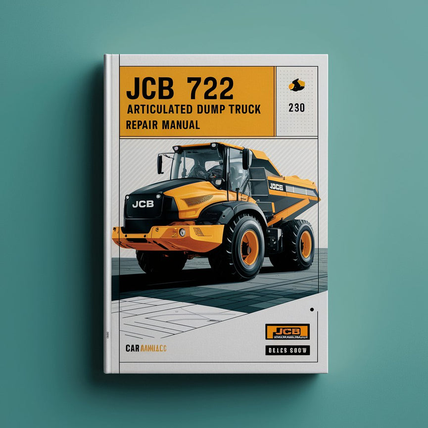 Manual de servicio y reparación del camión volquete articulado JCB 722