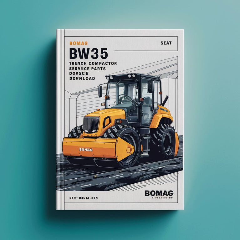 Bomag BW35 Trench compactor Service Parts Catalogue Manual  SN101012001001-101012009999