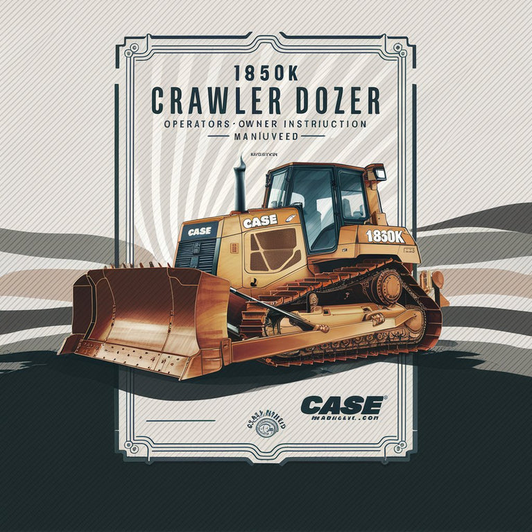 Case 1850K Crawler Dozer Operators Owner Instruction Manual-Improved-PDF