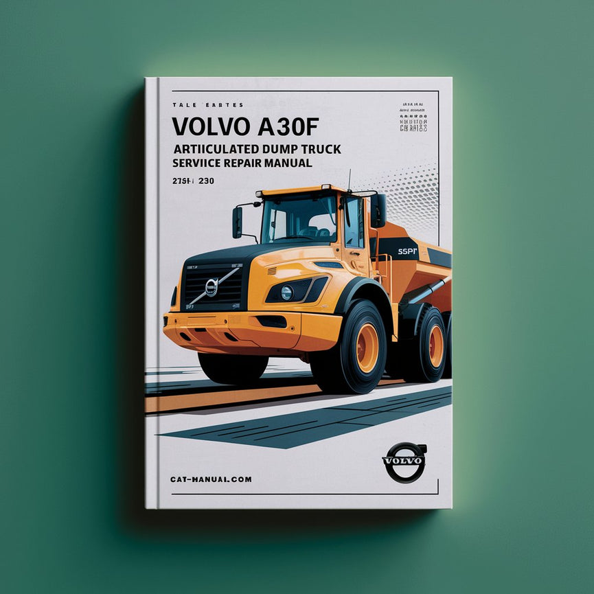 Volvo A30F Articulated Dump Truck Service Repair Shop Manual