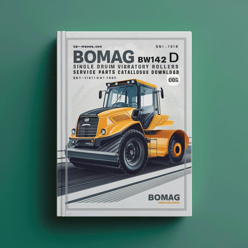 Bomag BW142 D Single drum vibratory rollers Service Parts Catalogue Manual  SN101510110303-101510110439