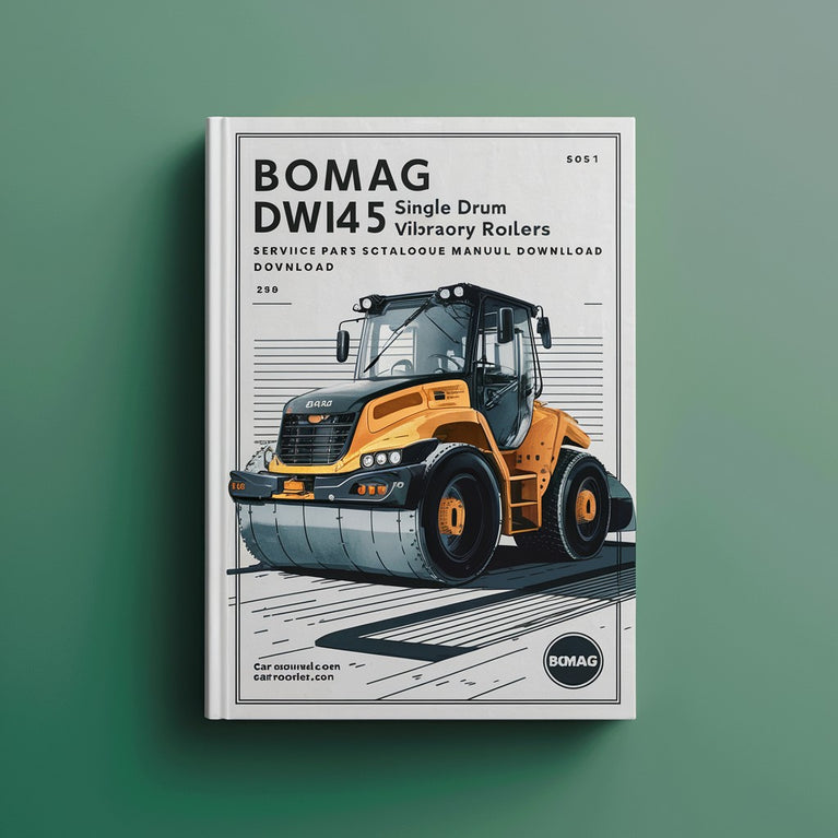 Bomag BW145 DH-3 Single drum vibratory rollers Service Parts Catalogue Manual  SN901581481001-901581489999