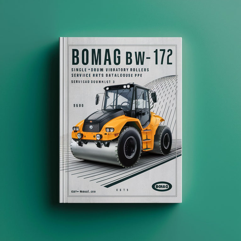 Bomag BW172 D-2 Single drum vibratory rollers Service Parts Catalogue Manual  SN136520121001-136520129999