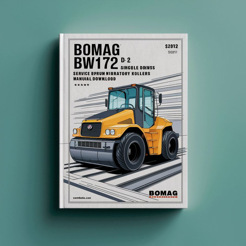 Bomag BW172 D-2(2A)Single drum vibratory rollers Service Parts Catalogue Manual  SN101520610101-101520611054