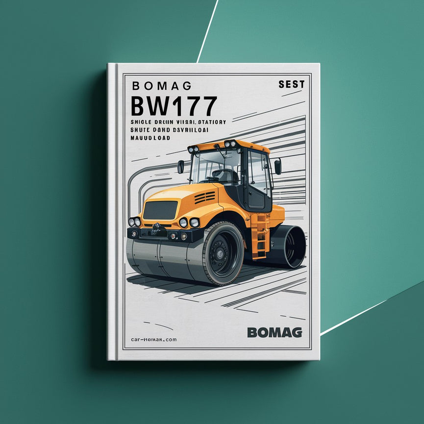 Bomag BW177 DH-3 Single drum vibratory rollers Service Parts Catalogue Manual  SN101581071024-101581071115