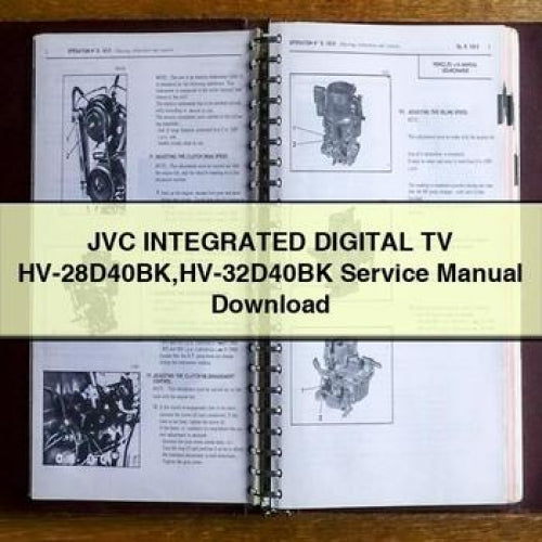 JVC INTEGRATED Digital TV HV-28D40BK HV-32D40BK Service Manual Download PDF