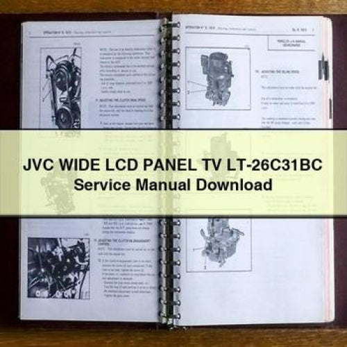 JVC WIDE LCD PANEL TV LT-26C31BC Service Manual Download PDF