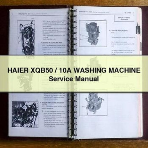 HAIER XQB50 / 10A WASHING MACHINE Service Manual PDF Download