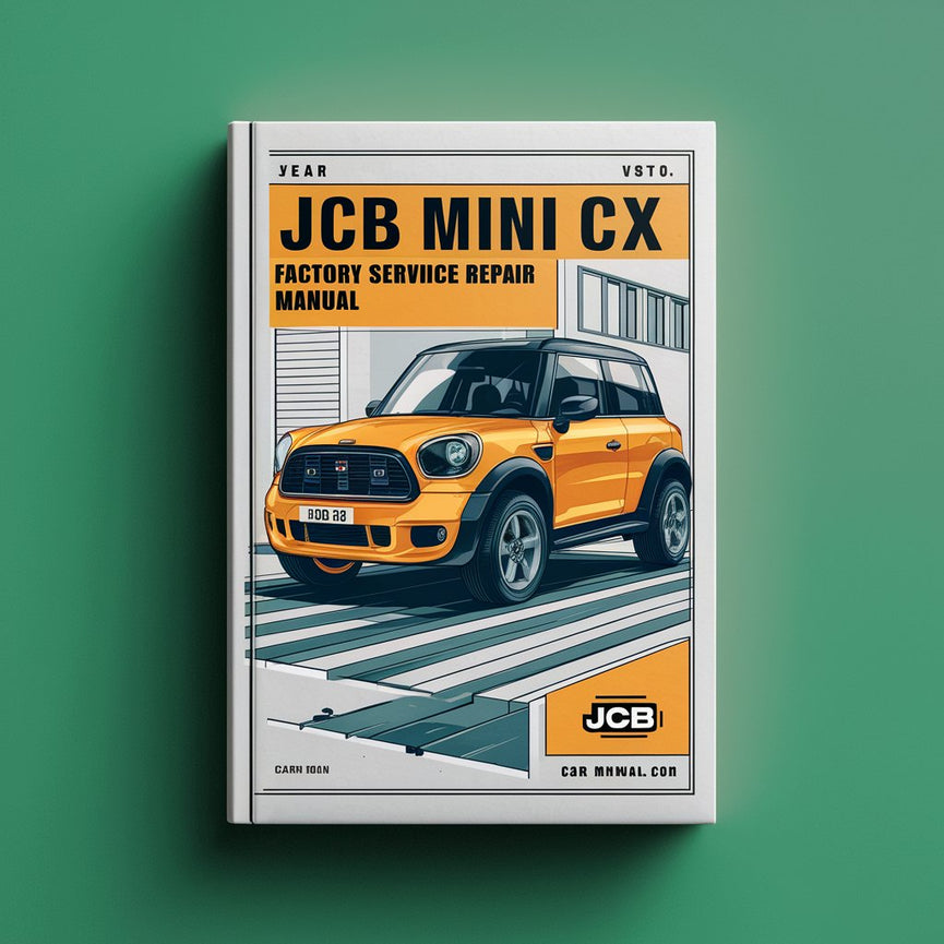 Manual de reparación y servicio de fábrica de Jcb Mini Cx