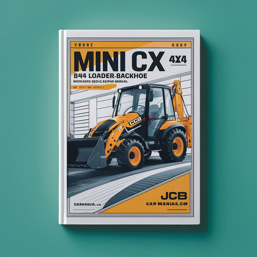 Manual de taller, servicio y reparación de la retroexcavadora cargadora Jcb Mini CX 4x4