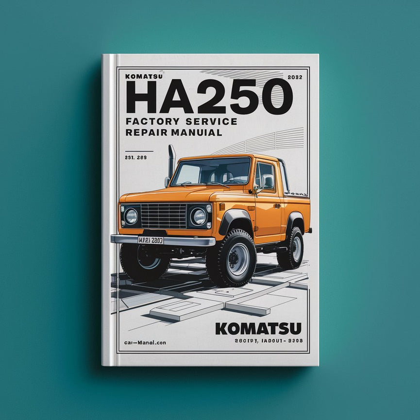 Manuel de réparation et d'entretien d'usine Komatsu HA250