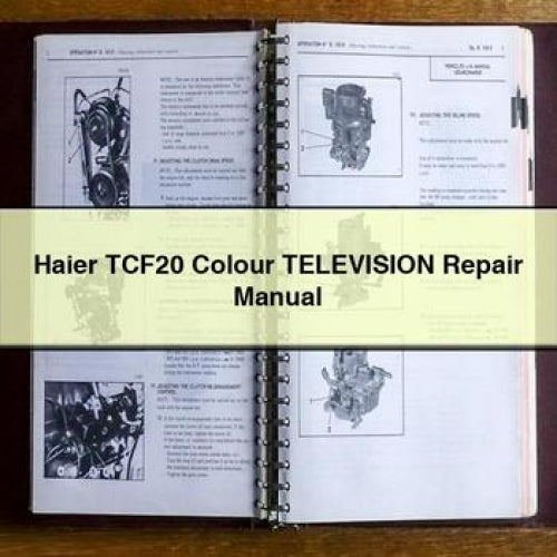 Téléchargement PDF du manuel de réparation du téléviseur couleur Haier TCF20