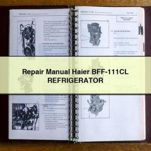 Repair Manual Haier BFF-111CL REFRIGERATOR PDF Download