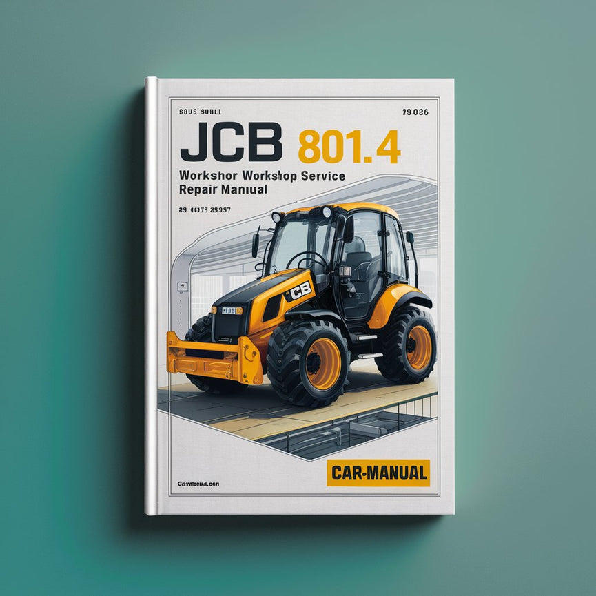 Manual de reparación y servicio del taller de miniexcavadoras JCB 801.4 801.5 801.6