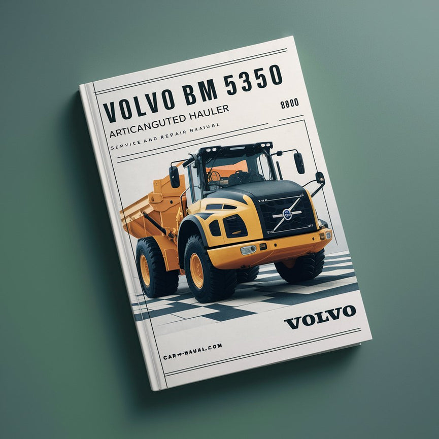 Manuel d'entretien et de réparation du camion articulé Volvo BM 5350