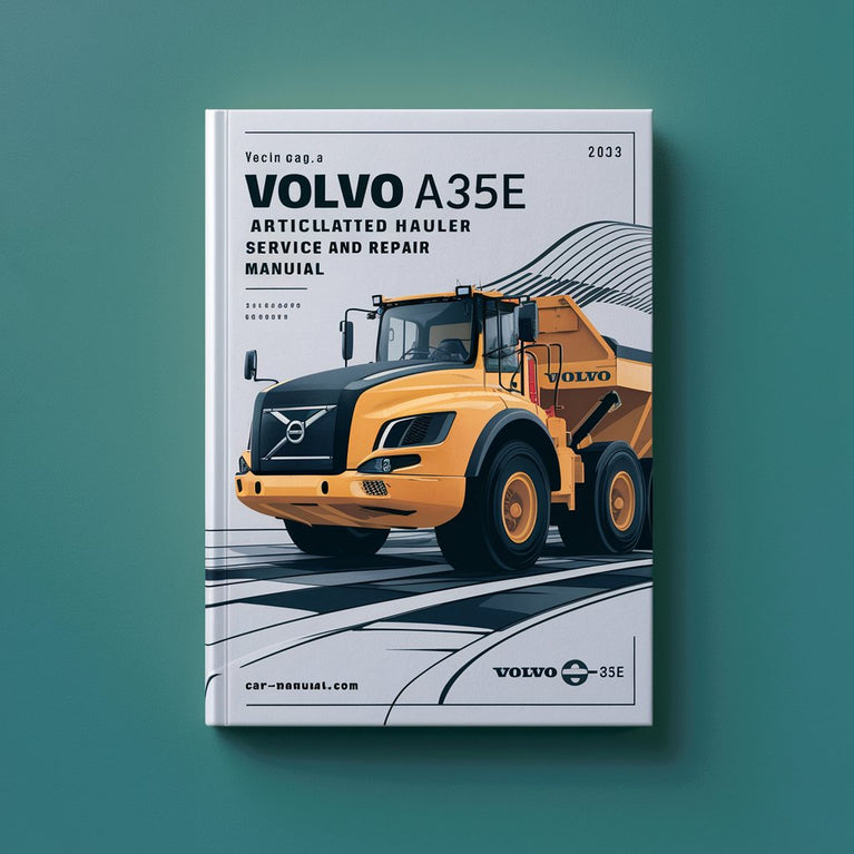 Manual de servicio y reparación del camión articulado Volvo A35E