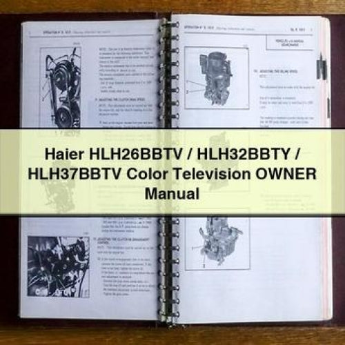 Haier HLH26BBTV / HLH32BBTY / HLH37BBTV Color Television Owner Manual PDF Download