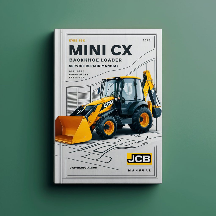 Manual de taller y reparación de retroexcavadoras JCB Mini CX