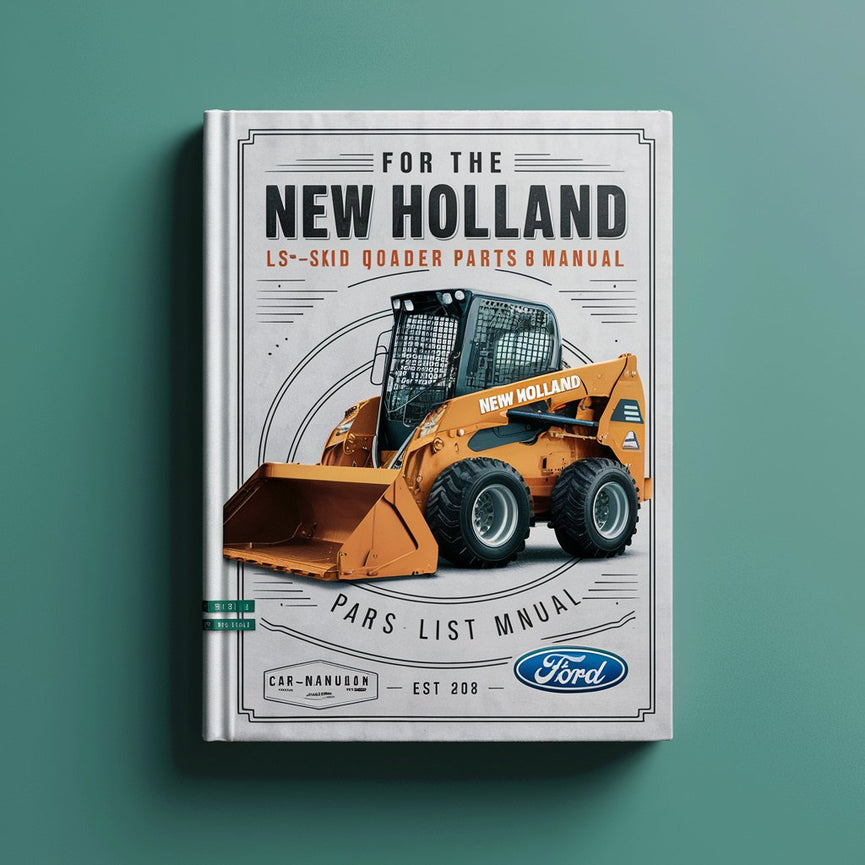 Manual de lista de piezas del cargador de dirección deslizante Ford New Holland LS180.B