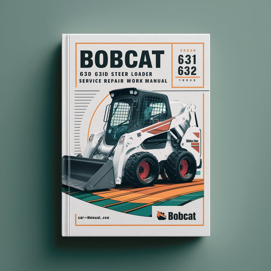 Manuel d'atelier de réparation et d'entretien des chargeuses compactes Bobcat 630 631 632