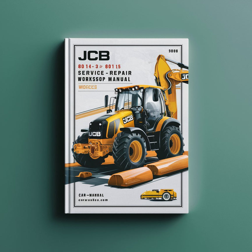 Manuel d'atelier de réparation et d'entretien des excavatrices JCB 801.4 801.5 801.6