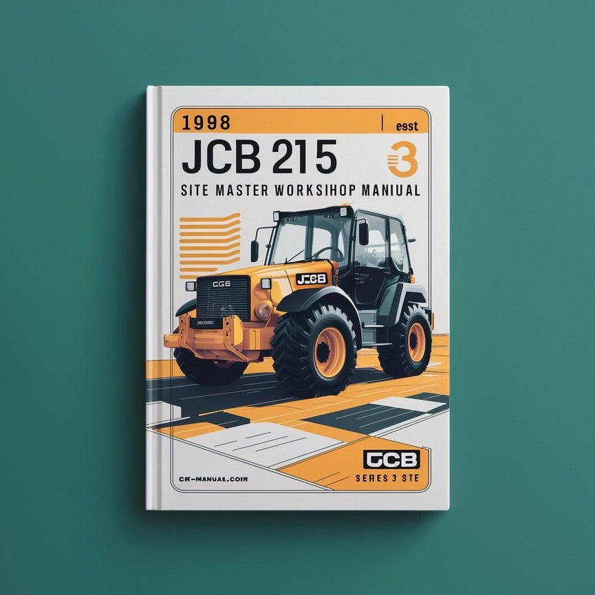 Manual de taller Site Master de JCB 215 Serie 3 de 1998