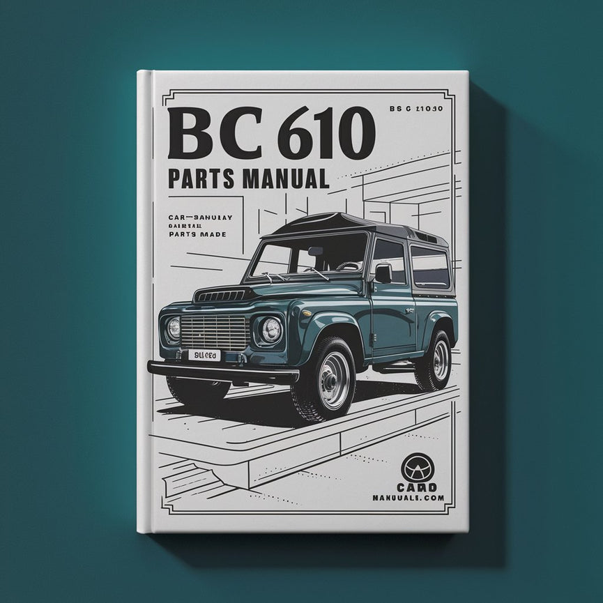 Manual de piezas del BC 610