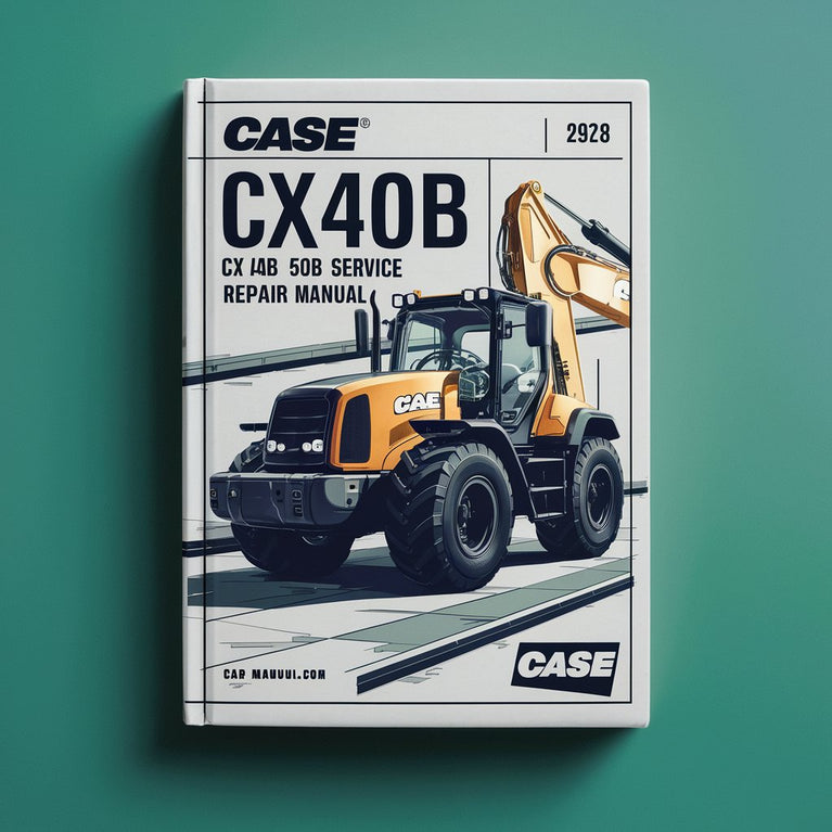 Case CX40B CX50B CX 40B 50B Excavator Service Repair Manual