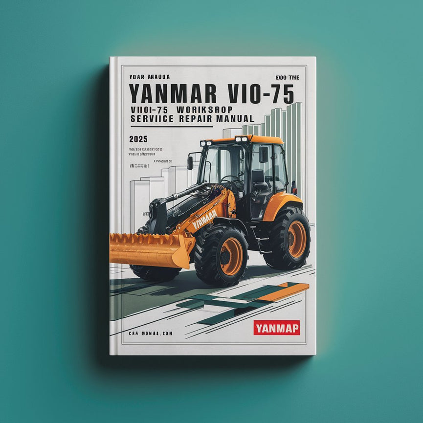 Manual de reparación y servicio del taller de excavadoras YANMAR ViO75 VIO-75