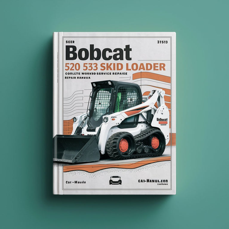 Manual completo de reparación y servicio del taller de la minicargadora Bobcat 520 530 533