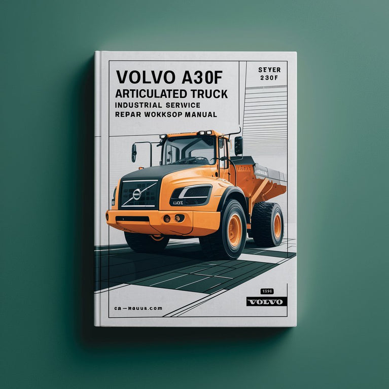 Manuel d'atelier de réparation et d'entretien industriel du camion à benne basculante articulé Volvo A30F