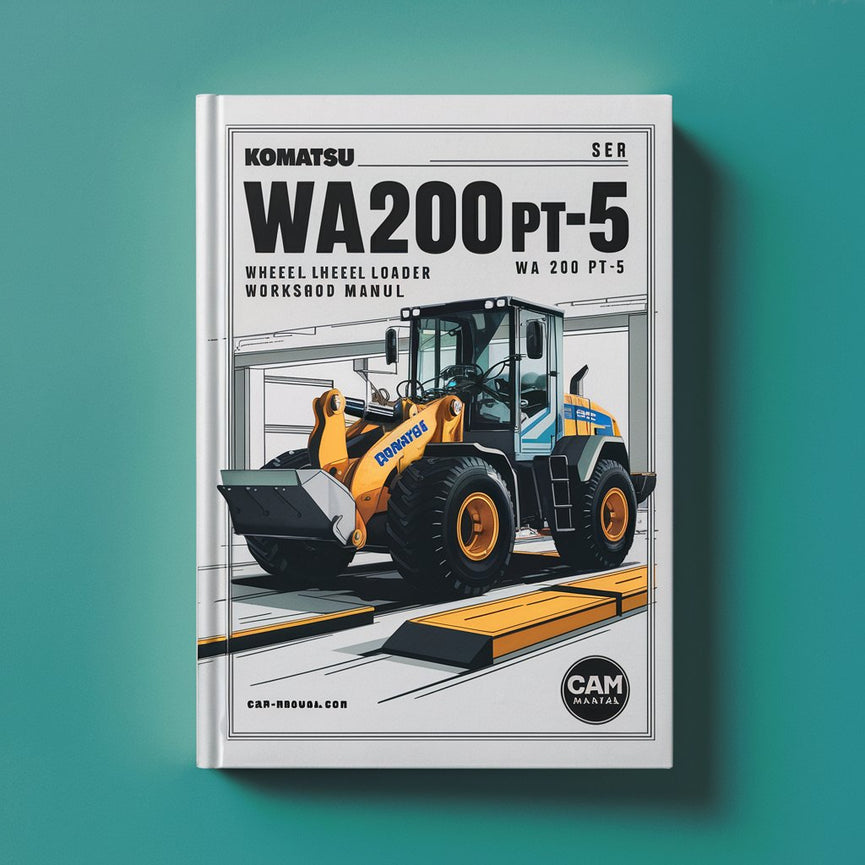 Manual de taller y reparación de cargadoras de ruedas Komatsu WA200-5 WA200PT-5 WA 200 PT-5