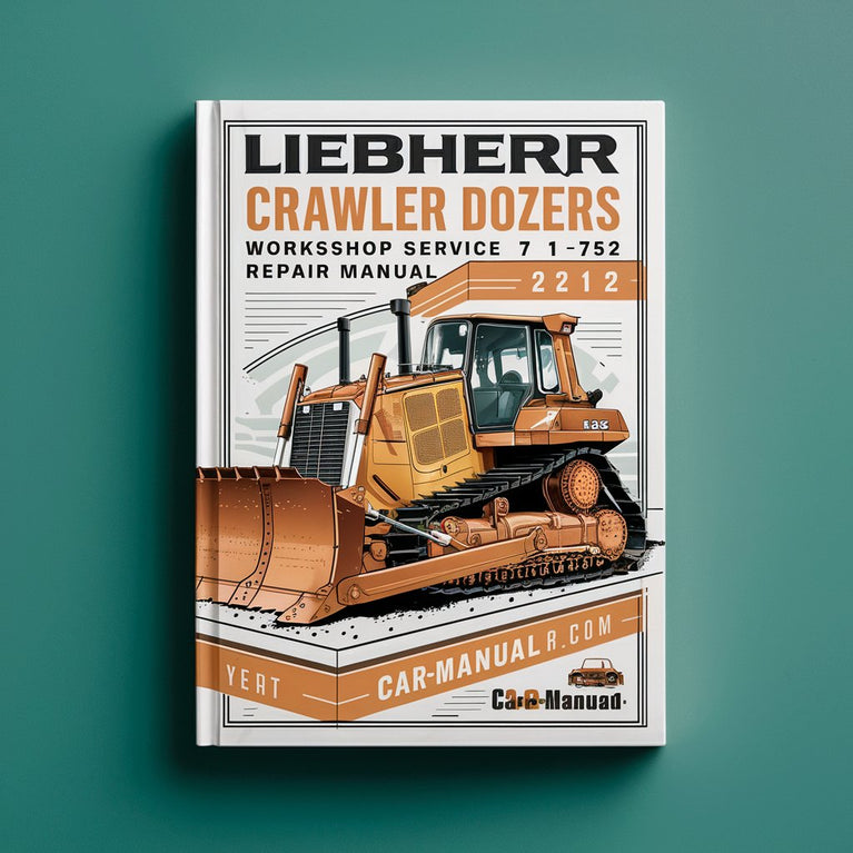 Manual de reparación y servicio del taller de las topadoras sobre cadenas LIEBHERR PR 712 752