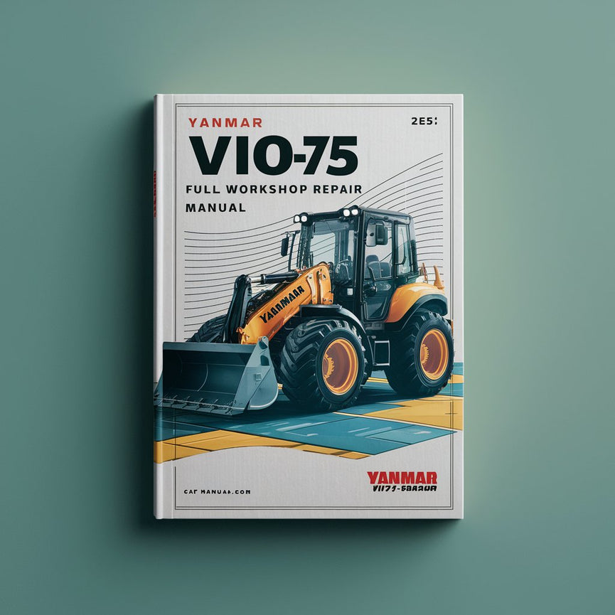 Manual de reparación de taller completo de la excavadora YANMAR ViO75 VIO-75