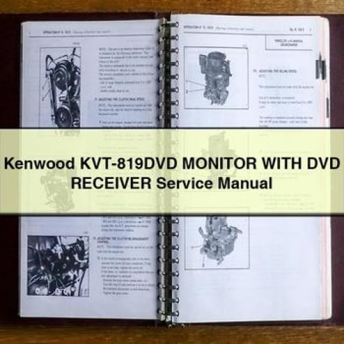 Kenwood KVT-819DVD MONITOR WITH DVD Receiver Service Manual PDF Download