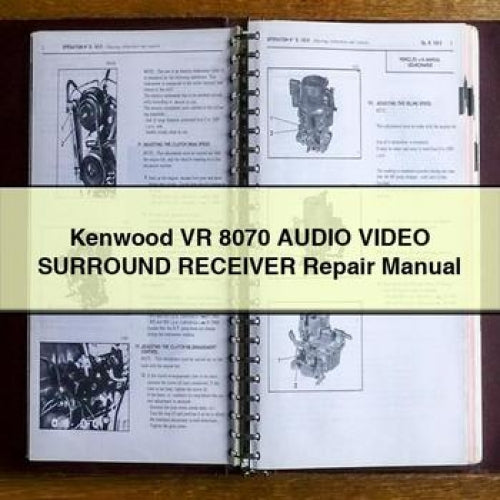 Manuel de réparation du récepteur audio vidéo SURROUND Kenwood VR 8070 Télécharger PDF