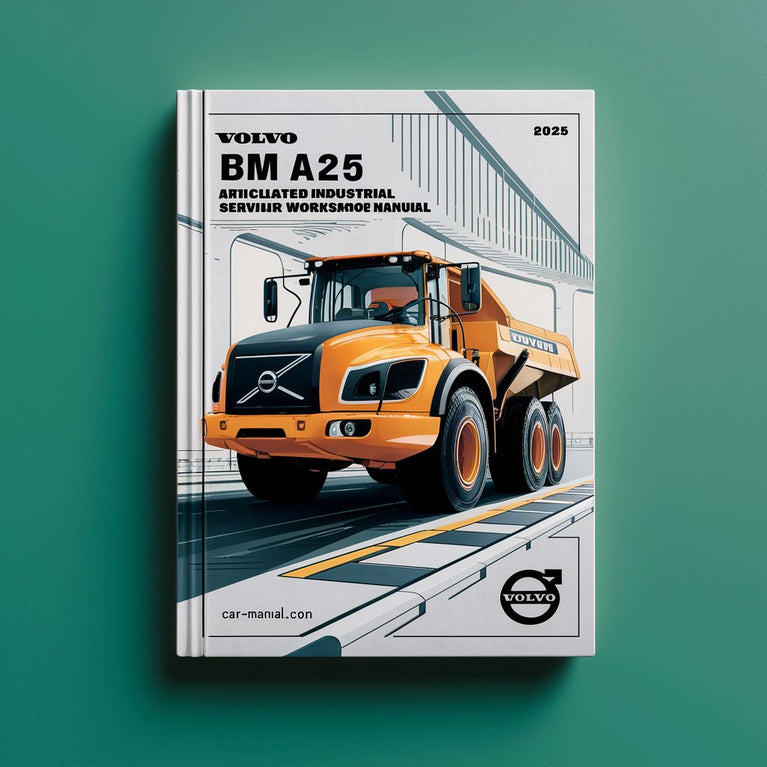 Manual de taller de reparación y servicio industrial del camión volquete articulado Volvo BM A25