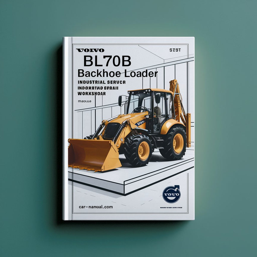 Manual de taller de reparación y servicio industrial de la retroexcavadora cargadora Volvo BL70B